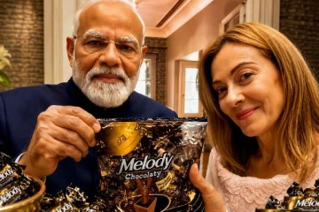 සමාජ මාධ්‍ය උණුසුම් කළ මෝදි සහ මෙලෝනිගේ Melody ටොෆිය ඉන්දීය කොටස් වෙළෙඳපොළත් හොල්ලයි