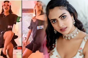 அமலாபாலா இது? வைரலாகும் படுக்கையறையில் முகம் சுழிக்க வைக்கும் படி குத்தாட்டம் போட்டு வீடியோ!