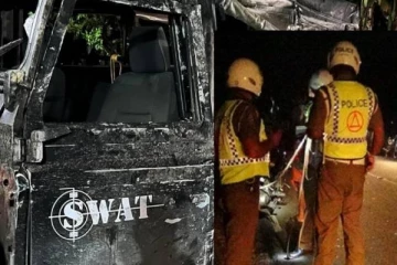 தமிழர் பகுதியில் இரவு பயங்கர விபத்து: 2 பொலிஸார் உயிரிழப்பு ! 6 பேர் படுகாயம்