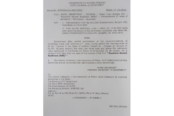 வசூலை அள்ள ராஜமௌலி போட்டிருக்கும் மாஸ்டர் பிளான்!  RRR பாகுபலியை மிஞ்சுமா? | Rrr Movie Ticket Rate Increased