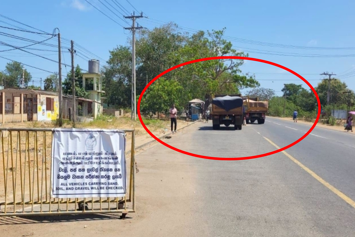 கிளிநொச்சியில் பொலிஸாருக்கு லஞ்சம் வழங்கி மணல் கொள்ளை! | Sand Theft In Kilinochchi By Bribing The Police