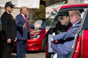 எலோன் மஸ்க் மேல் உள்ள கோபத்தால் டெஸ்லா காரை விற்கும் ட்ரம்ப்? பரவும் தகவல்