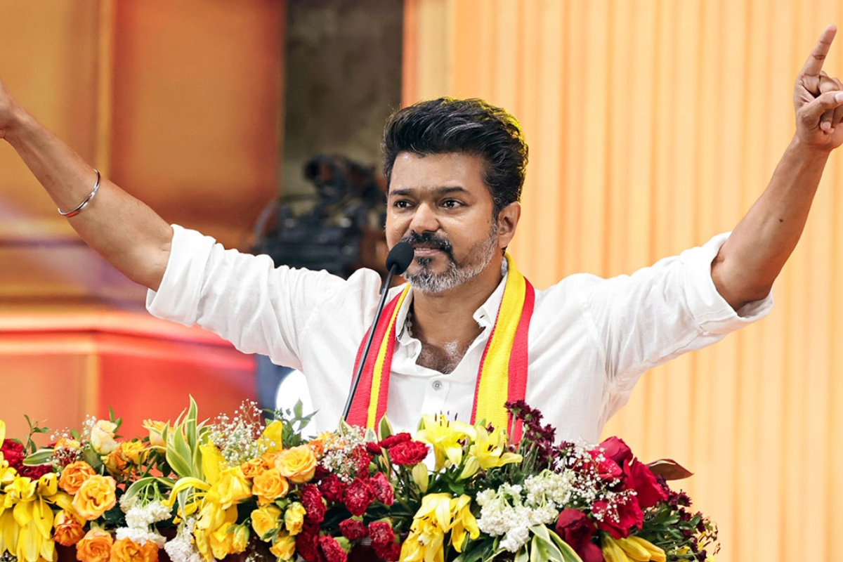 தவெகவில் இணைந்த பாண்டியன் ஸ்டோர்ஸ் சீரியல் நடிகர்.. வீடியோ இதோ | Pandian Stores Serial Actor Joins Tvk Today