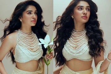 க்ரித்தி ஷெட்டி கவர்ச்சி உடையில் லேட்டஸ்ட் போட்டோஷூட்