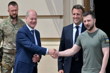 உக்ரைன் தலைநகருக்கு சென்ற 4 ஐரோப்பிய நாடுகளின் தலைவர்கள்