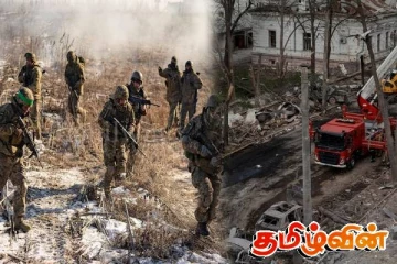 ரஷ்ய படை மீது உக்ரைன் பதிலடி தாக்குதல்