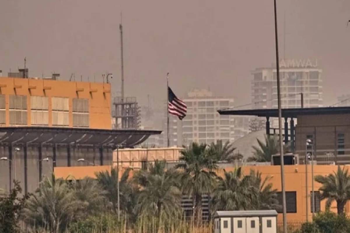 பாக்தாத்தில் உள்ள அமெரிக்கத் தூதரகம் மீது பயங்கர தாக்குதல் | Drone Missile Attacks On Us Embassy In Baghdad