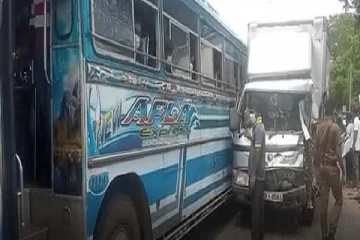 கோர விபத்து – ஆறு வாகனங்களுக்கு பெரும் சேதம்