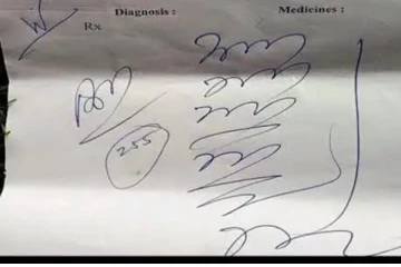 மருத்துவர்களின் கையெழுத்து குறித்து வெளியான அறிவுறுத்தல்