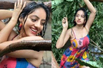 டவ்தே புயலால் சிதைந்த மும்பையின் சாலையில் போட்டோ ஷூட் நடத்திய நடிகை...குவியும் கண்டனம்