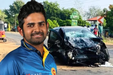 கார் விபத்தில் சிக்கிய இலங்கை கிரிக்கெட் வீரர்., வைத்தியசாலையில் அனுமதி