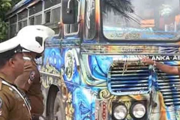 போதை மயக்கத்தில் பஸ்ஸை பறக்கவிட்ட சாரதி ; விழிப்புணர்வு பிரச்சாரத்தில் சம்பவம்