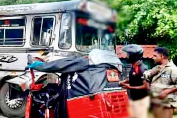 யாழ் சென்ற பேருந்துடன் மோதுண்டு கோர விபத்து - இருவர் ஸ்தலத்தில் பலி - இருவர் படுகாயம்