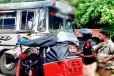 யாழ் சென்ற பேருந்துடன் மோதுண்டு கோர விபத்து - இருவர் ஸ்தலத்தில் பலி - இருவர் படுகாயம்