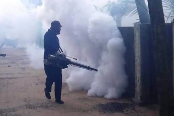 மட்டக்களப்பில் டெங்கின் தாக்கம் அதிகரிப்பு: புகை விசிறும் நடவடிக்கைகள் முன்னெடுப்பு