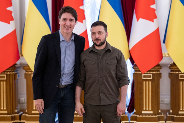 justin trudeau visit ukraine