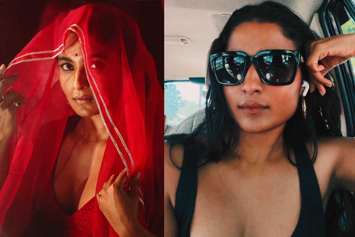 நடிகை சைத்ரா ஜே அச்சாரின் ரீசெண்ட் போட்டோஷூட்.. | Chaithra J Achar Photos Saree Look