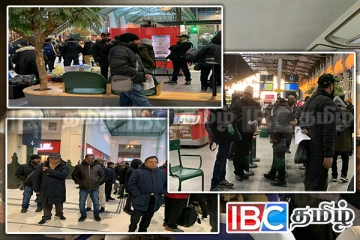 புலம்பெயர் தமிழர்களால் ஐ.நா மனித உரிமை பேரவை முன் வெடித்த ஆர்ப்பாட்டம்