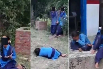திடீரென விசித்திரமாக நடந்து கொண்ட பாடசாலை மாணவிகள்!