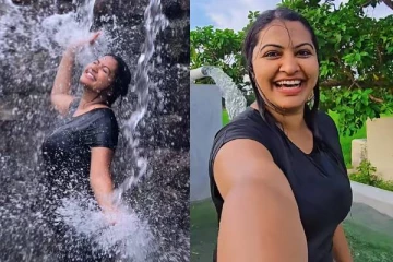 பம்ப் செட்டில் ஜாலியாக ஒரு குளியல்!! நடிகை ரச்சிதா மகாலட்சுமியின் வீடியோ..