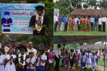 முல்லைத்தீவில் வரலாற்றுச் சாதனையினை நிலைநாட்டிய மாணவனுக்கு கௌரவிப்பு(படங்கள்)