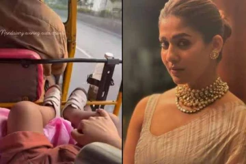 தனது மகன்களுடன் ஆட்டோ ரைட் சென்றுள்ள நடிகை நயன்தாரா- அவரே வெளியிட்ட வீடியோ வைரல்