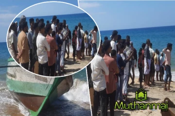 காத்தான்குடி கடல் பிரதேசத்தில் கடுமையான கடல் கொந்தளிப்பு