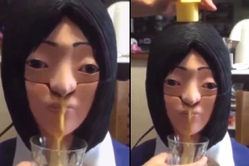 தலையில் வைத்தால் மூக்கில் வெளியேறும் பழச்சாறு..பலரை வியப்பில் ஆழ்த்திய வைரல் காட்சி!