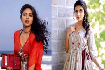 ஆற்றிற்கு நடுவே கவர்ச்சியின் உச்சத்தை காட்டும் அமலா! வைரல் புகைப்படங்கள் இதோ..