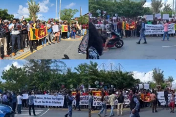 "..වහාම රටෙන් එළවා දමන්න.." ජනපති ගෝඨාභයට එරෙහිව මාලදිවයිනේ දැඩි විරෝධතා - (VIDEO/ PHOTOS)