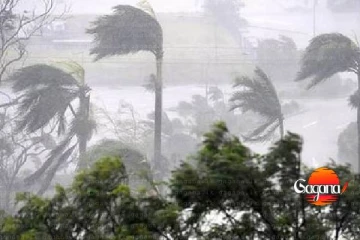 ඇහැළියගොඩට තද වැසි