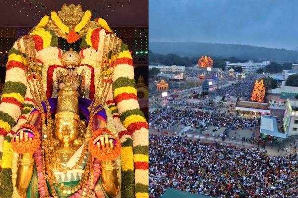 புரட்டாசி சனி.. திருப்பதி தரிசனம் - 8கி.மீக்கு க்யூ.. 48 மணி நேர காத்திருப்பு! | Puratasi Month Tirupati Devotees Waiting 48 Hours