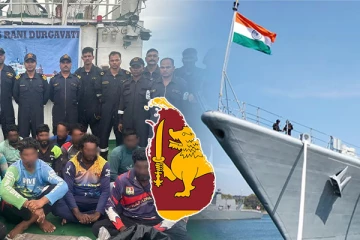 இந்திய கடலில் அத்துமீறிய இலங்கை கடற்றொழிலாளர்கள்: இந்திய கடற்படையினரின் நடவடிக்கை