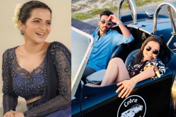 மருமகனுடன் கார் ரைட்!! தொகுப்பாளினி டிடி நீலகண்டனின் புகைப்படங்கள்..