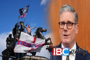 புலம்பெயர்ந்தவர்களுக்கு எதிராக பிரிட்டனில் வெடித்தது பாரிய போராட்டம்