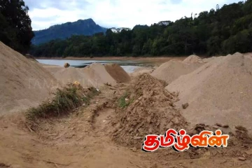 கொத்மலை பகுதியில் குவிந்துகிடக்கும் மணலை அகற்றுமாறு மக்கள் கோரிக்கை