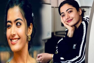 விமானத்தில் இருந்தபடி கியூட் போஸ் கொடுத்த ராஷ்மிகா மந்தனா... குவியும் லைக்குகள்