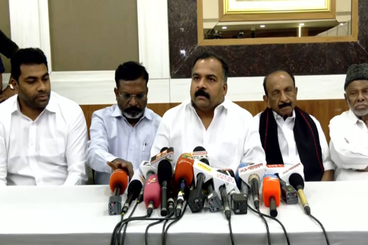 தவெக தோழமை கட்சி கூட்டத்தில் விவாதிக்கப்பட்ட 3 விஷயங்கள் - மாணிக்கம் தாகூர் விளக்கம் | 3 Discussions In Vijay Tvk Alliance Parties Meet