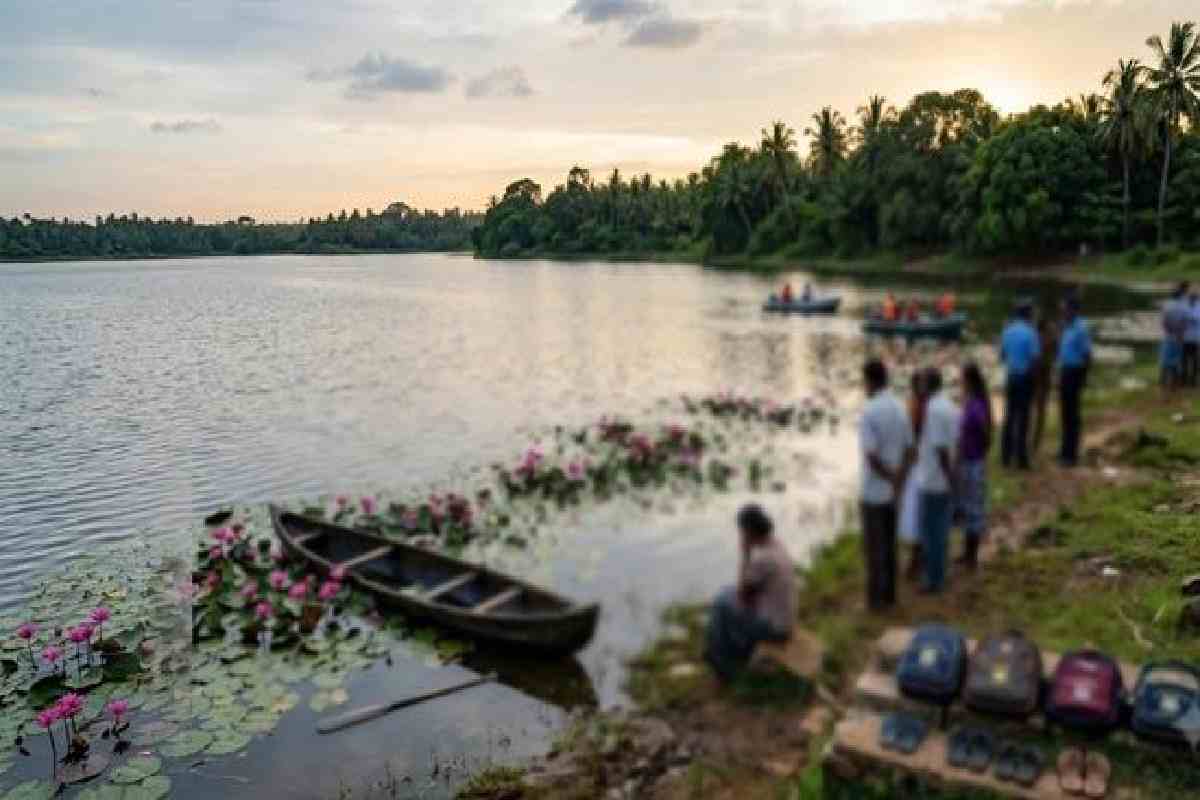 ஏரியில் தாமரை மலர்களை பறிக்கச் சென்ற மாணவர்களுக்கு நேர்ந்த கதி | Three School Students Drown In Wanathawilluwa