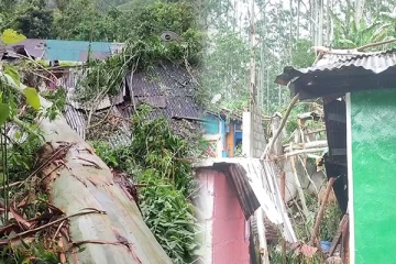 நாடு முழுவதும் நிலவும் சீரற்ற காலநிலை : நுவரெலியாவில் 58 குடும்பங்கள் இடம்பெயர்வு