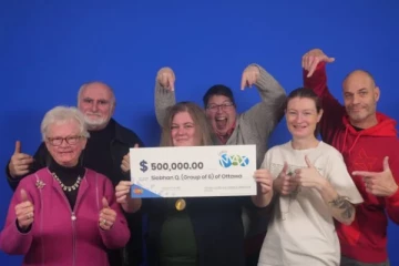 கனடாவில் ஒரே குடும்பத்தைச் சேர்ந்த ஆறு பேருக்கு லொட்டரியில் அடித்துள்ள அதிர்ஷ்டம்