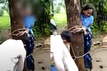 வலியால் அலறித்துடித்த பெண்! கணவர் செய்த அசிங்கமாக காரியம் - பரபரப்பை ஏற்படுத்திய வீடியோ