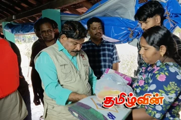 கிளிநொச்சியில் கடற்றொழில் அமைச்சர் பாதிக்கப்பட்ட இடங்களுக்கு விஜயம்