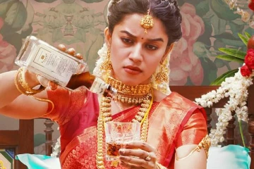 திருமண கோலம், கையில் விஸ்கி.. நடிகை மிர்னாலினியின் வைரல் போட்டோ