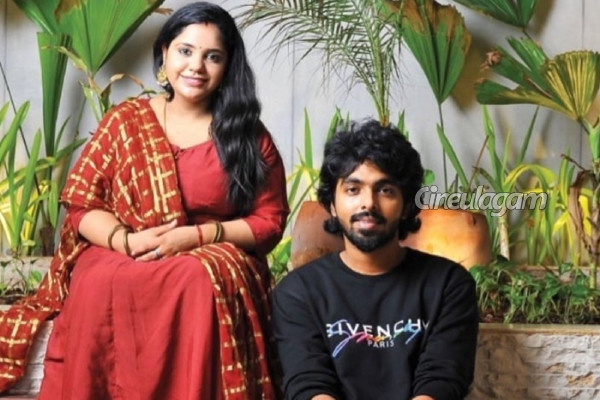 ஜீ.வி.பிரகாஷ் சாருக்கு நன்றி.. சைந்தவி போட்ட பதிவு | Saindhavi Thanks Gv Prakash For Asuran State Award