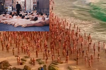 2500 ක් මහ දවල් බීච් එකක ප්‍රසිද්ධියේ නිරුවතින් ඡායාරූප සහ වීඩියෝ ගනී.(VIDEO/PHOTOS)