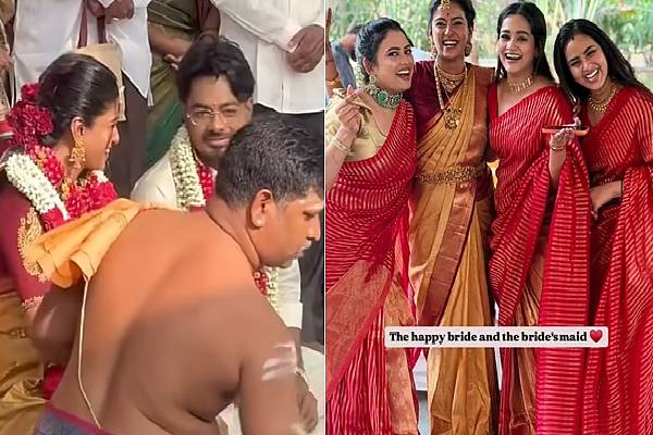 காதலரை கரம்பிடித்த பாரதி கண்ணம்மா சீரியல் நடிகை ரோஷினி! வைரலாகும் நெகிழ்ச்சியான பதிவு | Roshni Haripriyan Wedding Photos With New Post