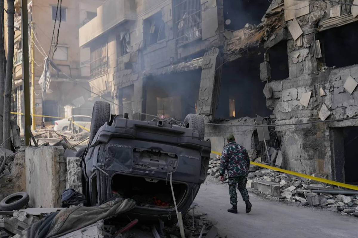 லெபனானின் சிடோன் நகரில் இஸ்ரேல் வான் தாக்குதல் | Israeli Airstrikes On Sidon Lebanon