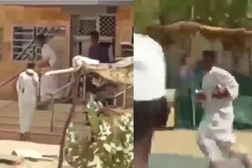 சூடானில் நிலவும் பதற்றம் - வங்கிக்குள் புகுந்து கட்டு கட்டாக பணத்தை துாக்கி செல்லும் மக்கள்