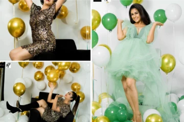 සුරූපී නිළි මහේෂි උපන්දිනය සමරමින් සිදුකළ සරාගී ෆොටෝ ශූට් එක..(PHOTOS)